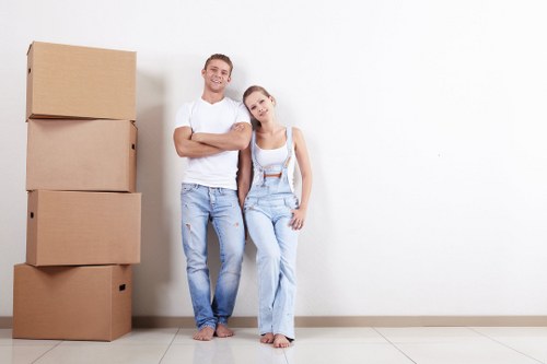 Employee reviewing Harefield Storage modern slavery compliance documents
