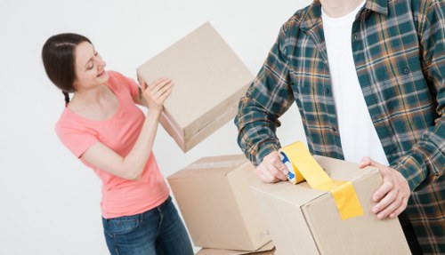 Customer booking a storage unit with Harefield Storage