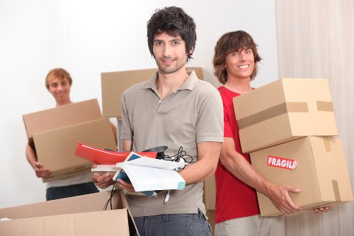 Local removals team preparing a move in Harefield