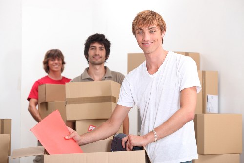 Secure student belongings stored neatly in Harefield